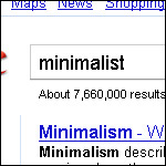 minimalistsearch