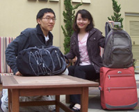 Hsinya and I are traveling three months with only carry-on luggage