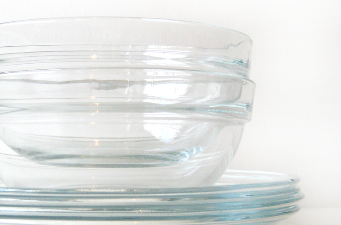 100 Possessions: Glass Plates and Bowls